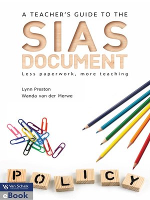 cover image of Teachers Guide to the Sias Document